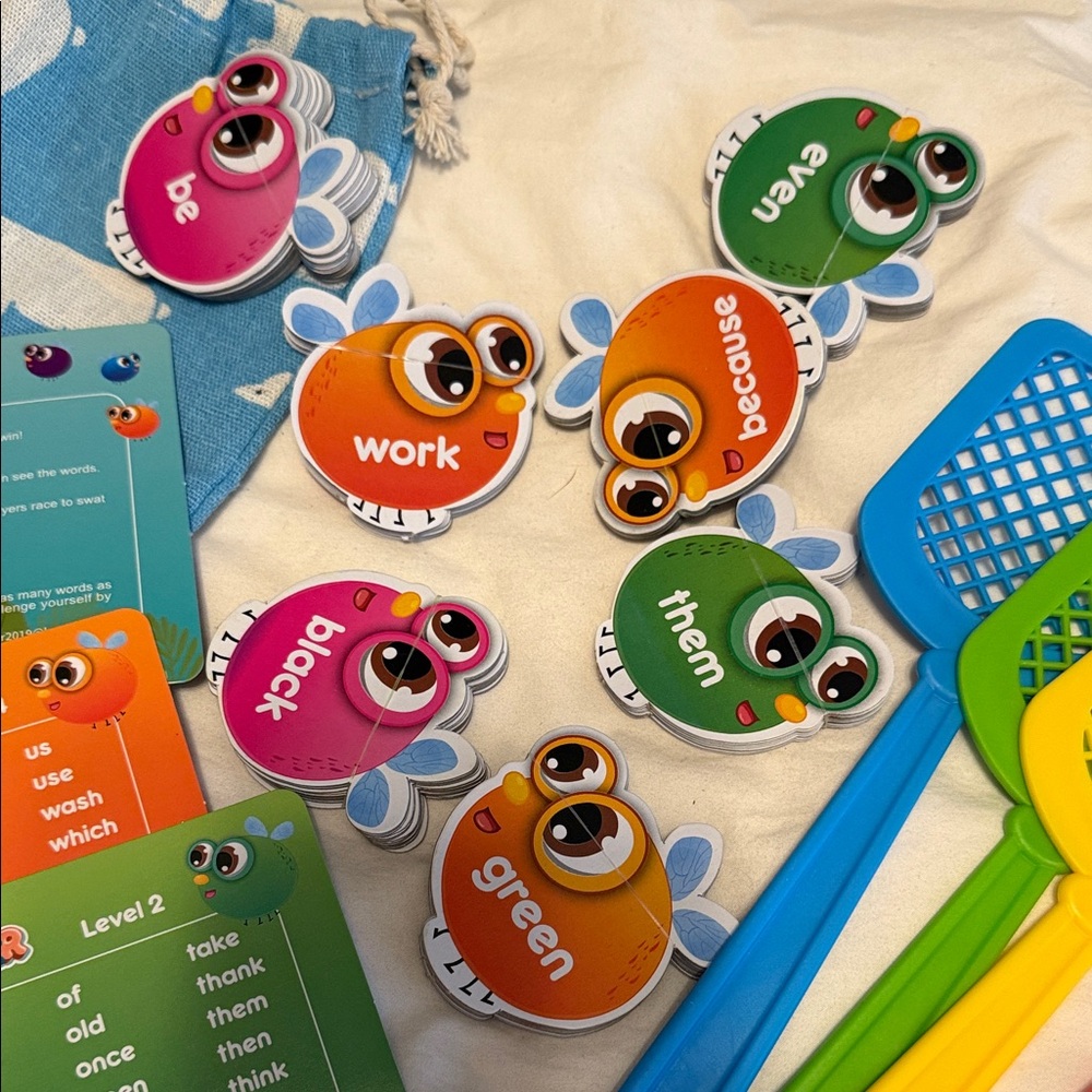 Spring Power Sight Words Colorful Educational Game Set - Picture 3 of 5
